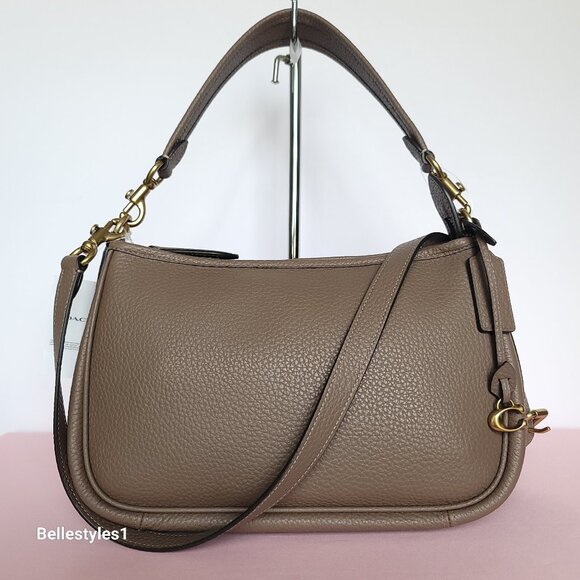 COACH Handbags - COACH Cary Soft Pebbled Leather with Convertible Straps Crossbody- Dark Stone 🎈